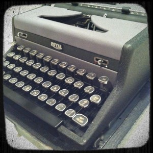 The old blogging machine.