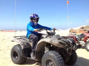 Alex on ATV