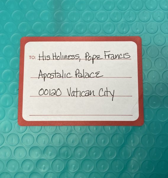 Francie Low Pope Francis Envelope