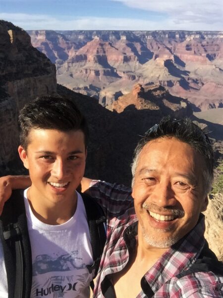 Alexander & Dad Grand Canyon